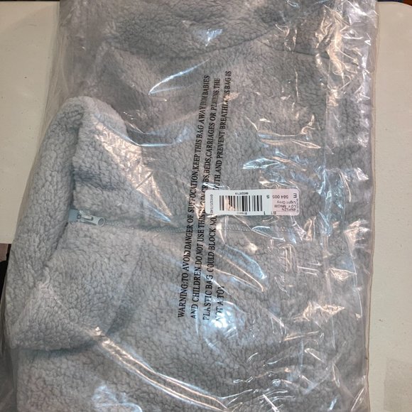 Nuvano Women Purple Plush/Fleece Quarter -Zip Pullover Jacket, Size Small - Picture 9 of 15